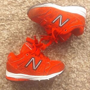 New Balance  888v2 Toddlers Infants Suede Sneaker - Red Size 2, PRE-OWNED